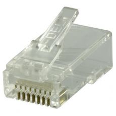 Deltaco RJ45-liitin, CAT6 UTP, 2-osainen, 20 kpl