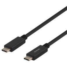 Deltaco USB-C-kaapeli, 5 Gbit/s, 5 A 2 m black
