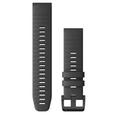 Garmin QuickFit 22mm vaihtoranneke silikoni slate / black