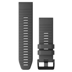 Garmin QuickFit 26mm vaihtoranneke (silikoni) gray / black
