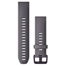 Garmin QuickFit 20mm vaihtoranneke (silikoni) gray / amethyst