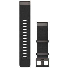 Garmin QuickFit 22mm vaihtoranneke (Jacquard nylon) black / black