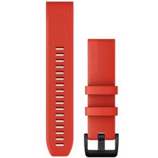 Garmin QuickFit 22mm vaihtoranneke silikoni red / black