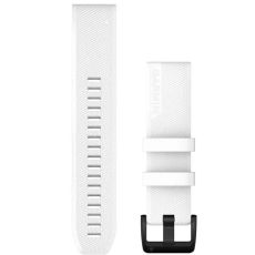 Garmin QuickFit 22mm vaihtoranneke silikoni white / black