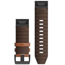 Garmin QuickFit 26mm vaihtoranneke (nahka) Chestnut Leather