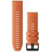 Garmin QuickFit 26mm vaihtoranneke (silikoni) orange / black