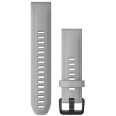 Garmin QuickFit 20mm vaihtoranneke (silikoni) grey / black
