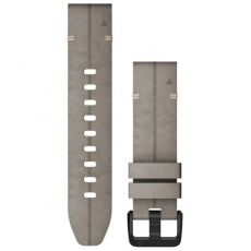 Garmin QuickFit 20mm vaihtoranneke (nahka) grey / black