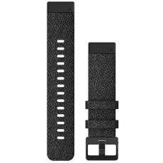 Garmin QuickFit 20mm vaihtoranneke (nylon) black / black