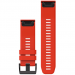 Garmin QuickFit 26mm vaihtoranneke (silikoni) red / black