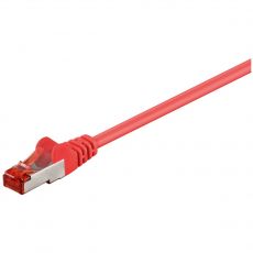 Goobay CAT6 S/FTP (PIMF) RJ45-verkkokaapeli punainen 1.5 m
