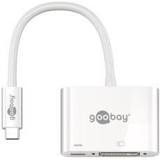 Goobay adapteri USB-C -> 1XUSB-C ja 1XDVI
