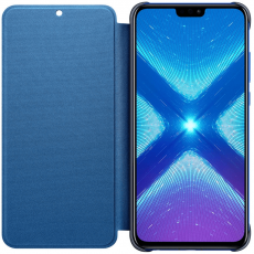 Honor 8X Flip Protective Cover blue
