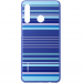 Huawei P30 Lite TPU Covers Blue Lines