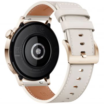 Huawei Watch GT 3 42mm rosegold nahkarannekkeella