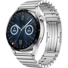 Huawei Watch GT 3 46mm Silver with steinless steel strap *poisto, avattu palautus*