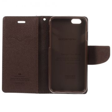 Goospery iPhone 6/6s suojakotelo black/brown