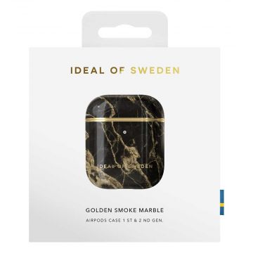 Ideal Case Apple AirPods golden smoke marble