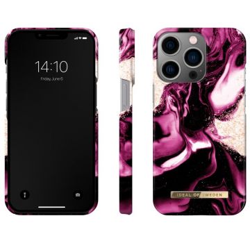iDeal Fashion suojakuori Apple iPhone 13 Pro Max golden ruby marble