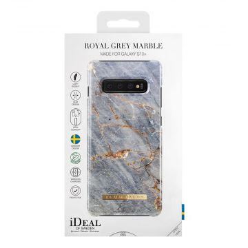 Ideal Fashion Case Galaxy S10+ royal grey marble