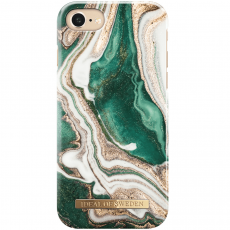 Ideal Fashion Case iPhone 6/6S/7/8/SE golden jade marble