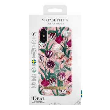 Ideal Fashion Case iPhone X/Xs vintage tulips