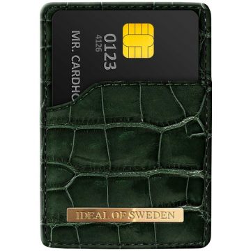 iDeal Magnetig Card Holder croco green