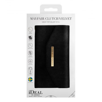 Ideal Mayfair Glutch Velvet Galaxy S10+ black