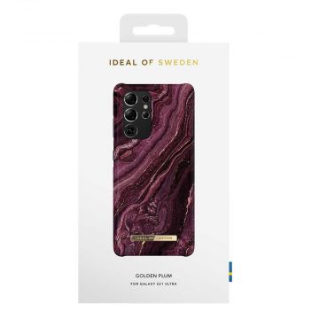 iDeal Fashion Case Galaxy S21 Ultra golden plum