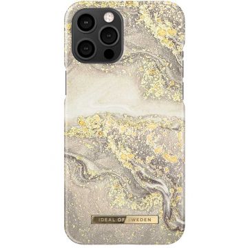 iDeal Fashion Case iPhone 12 Pro Max sparkle greige marble