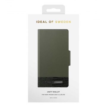 iDeal Unity Wallet iPhone 12 Mini metal woods