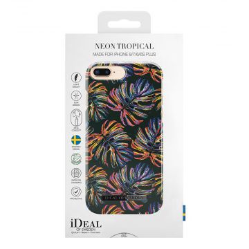 Ideal Fashion Case iPhone 6/6S/7/8 Plus neon tropical