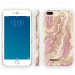Ideal Fashion Case iPhone 6/6S/7/8 Plus golden blush marble