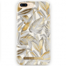 Ideal Fashion Case iPhone 6/6S/7/8 Plus platinum leaves