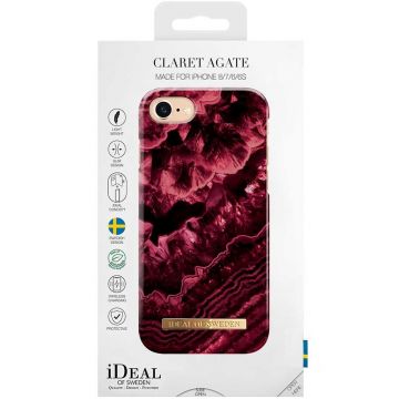 Ideal Fashion Case iPhone 6/6S/7/8/SE claret agate