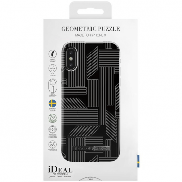 Ideal Fashion Case iPhone X/Xs geometric puzzle