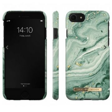 Ideal Fashion Case iPhone 6/6S/7/8/SE mint swirl marble