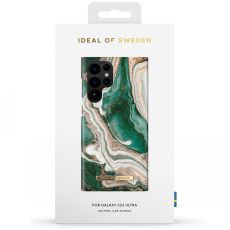 iDeal suojakuori Samsung Galaxy S22 Ultra golden jade marble