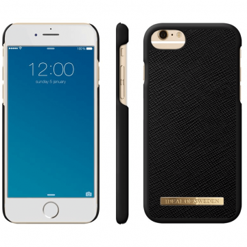 Ideal Saffiano Case iPhone 6/6S/7/8/SE black
