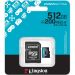 Kingston Canvas Go! Plus Gen4 microSD-kortti 512GB + sovitin