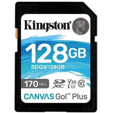 Kingston Canvas Go Plus SDXC 128GB 170MB/s