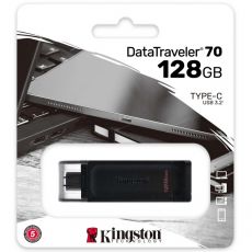 Kingston DataTraveler 70 muistitikku USB-C-liittimellä 128GB
