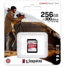 Kingston SDXC 256GB Canvas React Plus 300R/260W -muistikortti