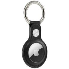 Krusell nahkainen avaimenperä Apple AirTagille black