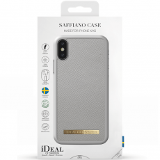 Ideal Saffiano Case iPhone X/Xs grey