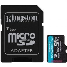 Kingston Canvas GO! Plus micoSD-kortti 256GB