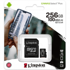 Kingston microSDXC 256GB Canvas Select Plus