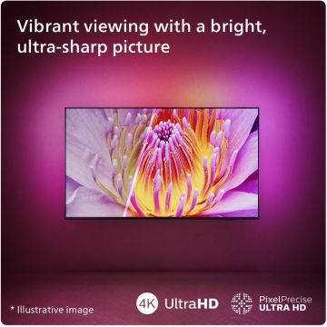 Philips 43" QLED 4K Ambilight TV Titan OS 43PUS8209/12