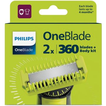 Philips OneBlade Face&Body 360 -vaihtoterät 2-pack