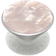 PopSockets PopGrip LUXE Acetate Pearl White